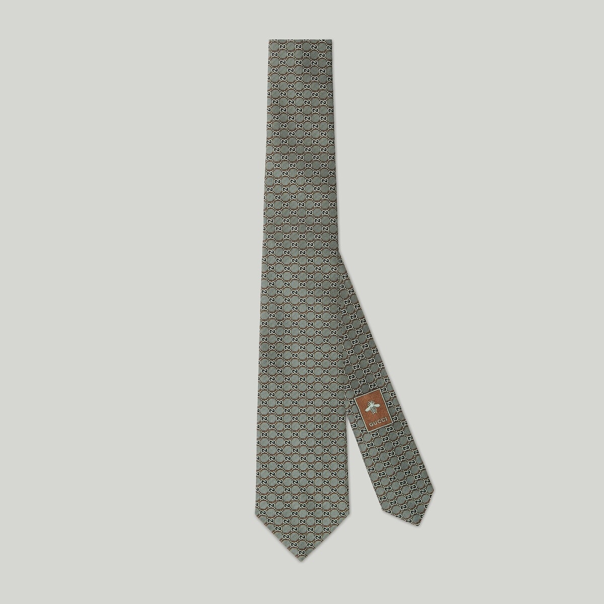 GG silk jacquard tie - 1