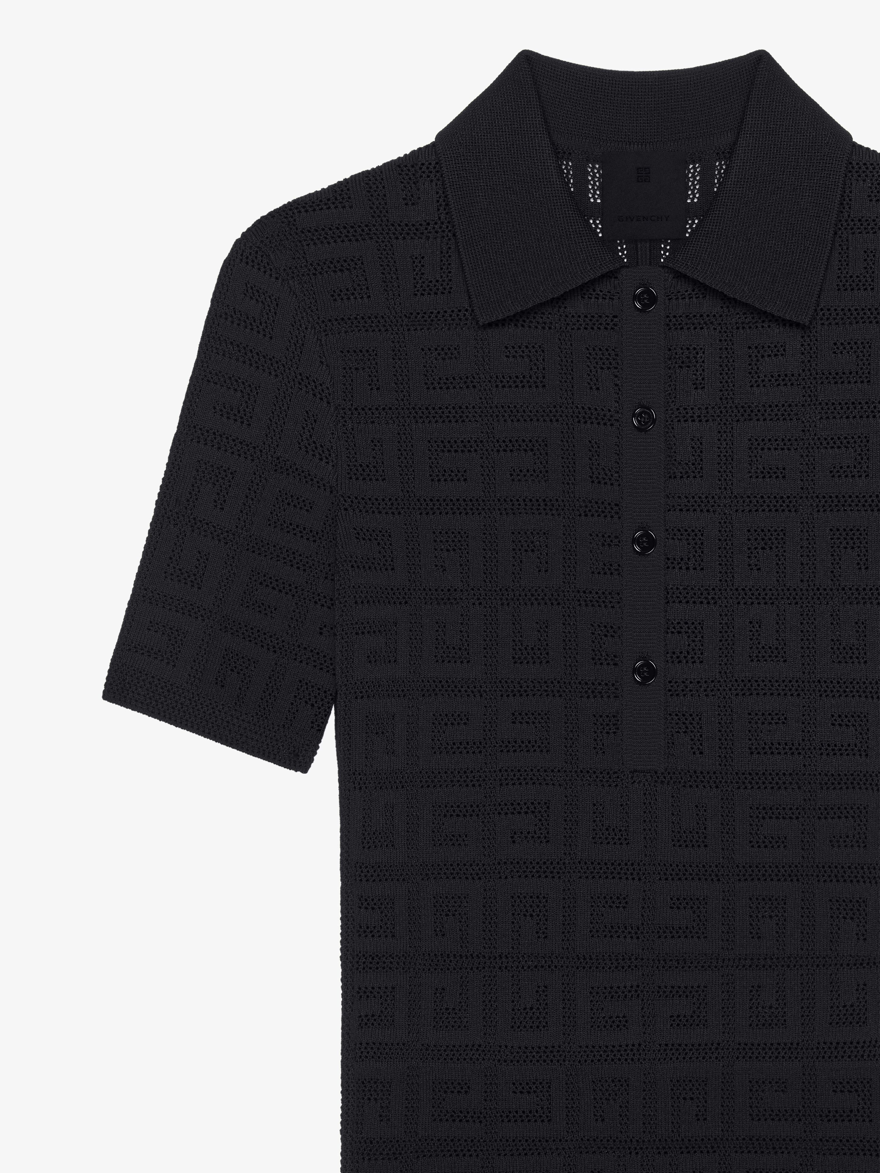 SLIM FIT POLO IN 4G JACQUARD - 5