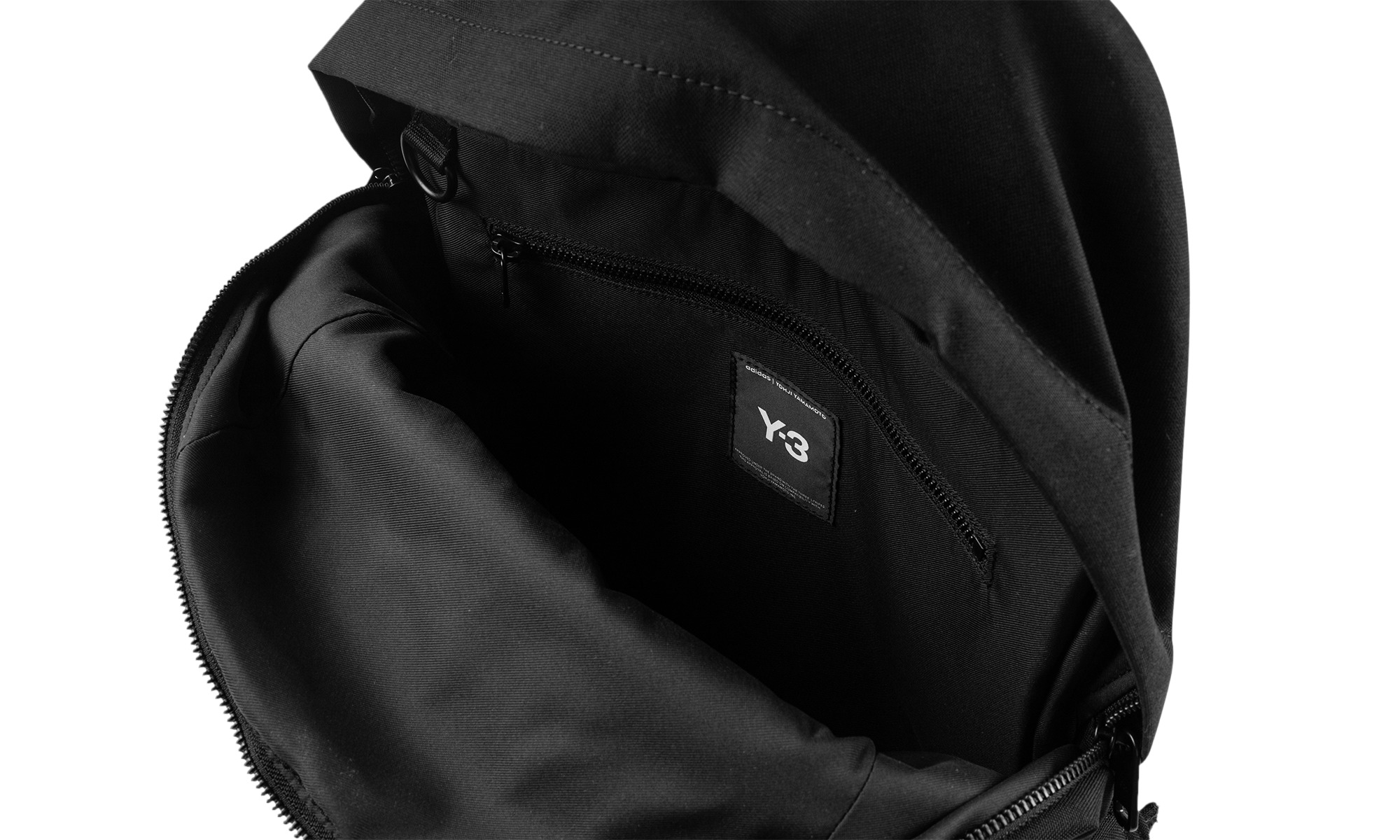Y-3 Small Backpack "Black / White" - 4