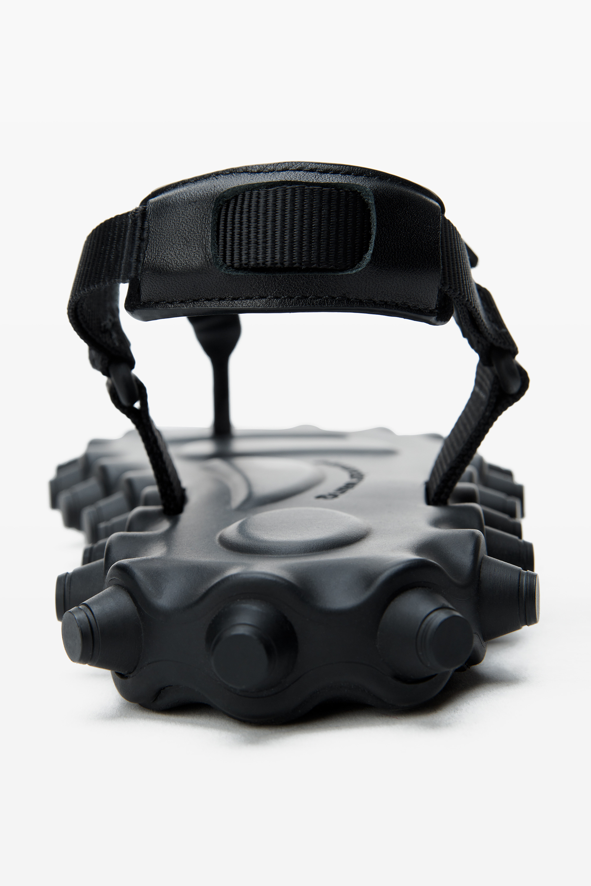 black rapture flip-flop sandals - 3