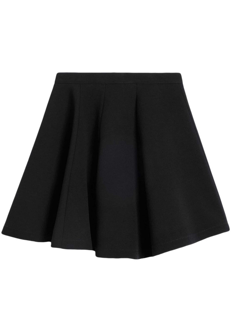 virgin wool skater mini skirt 1