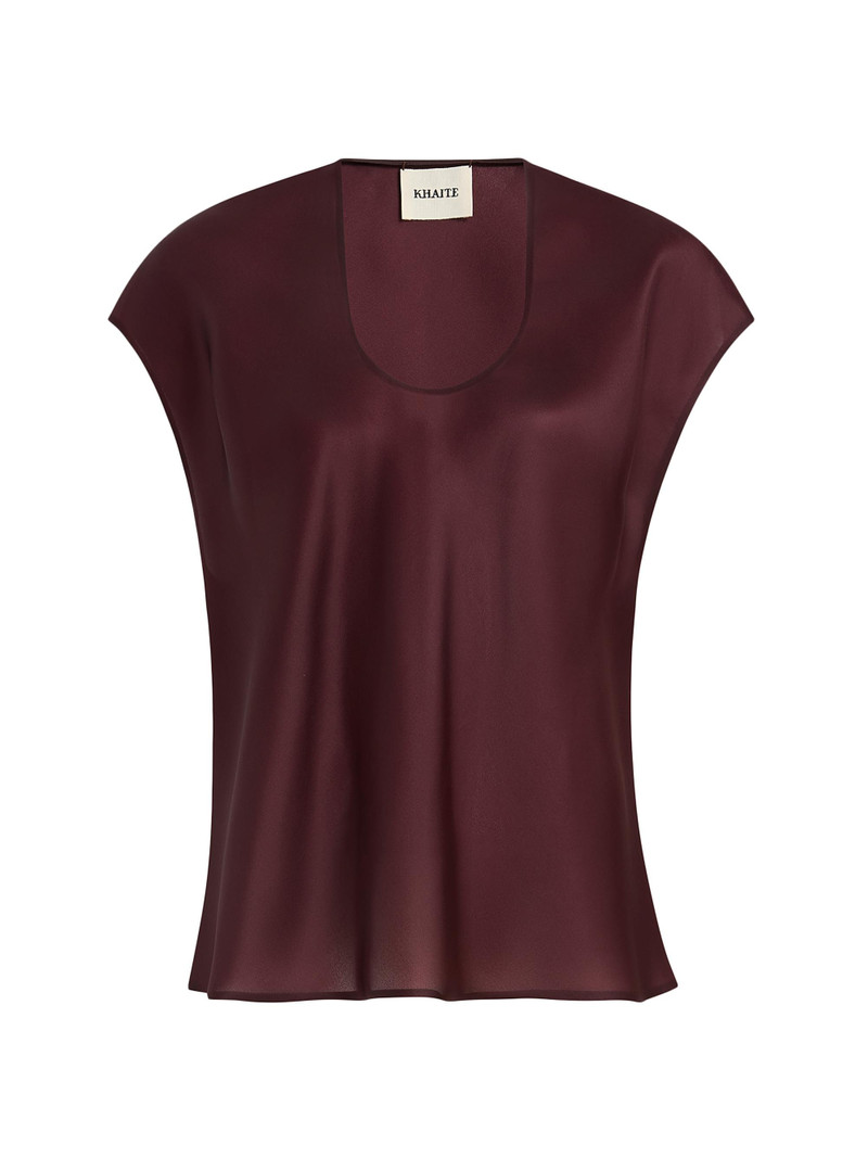 Women's Barbo Silk Top - Almandine 1