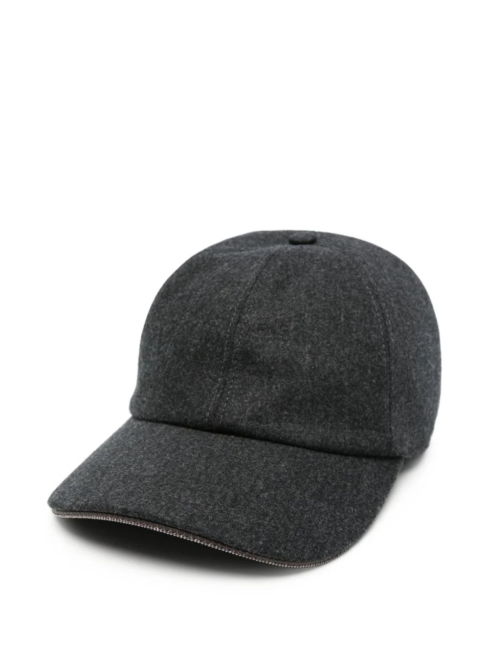 bead-trim baseball cap - 1
