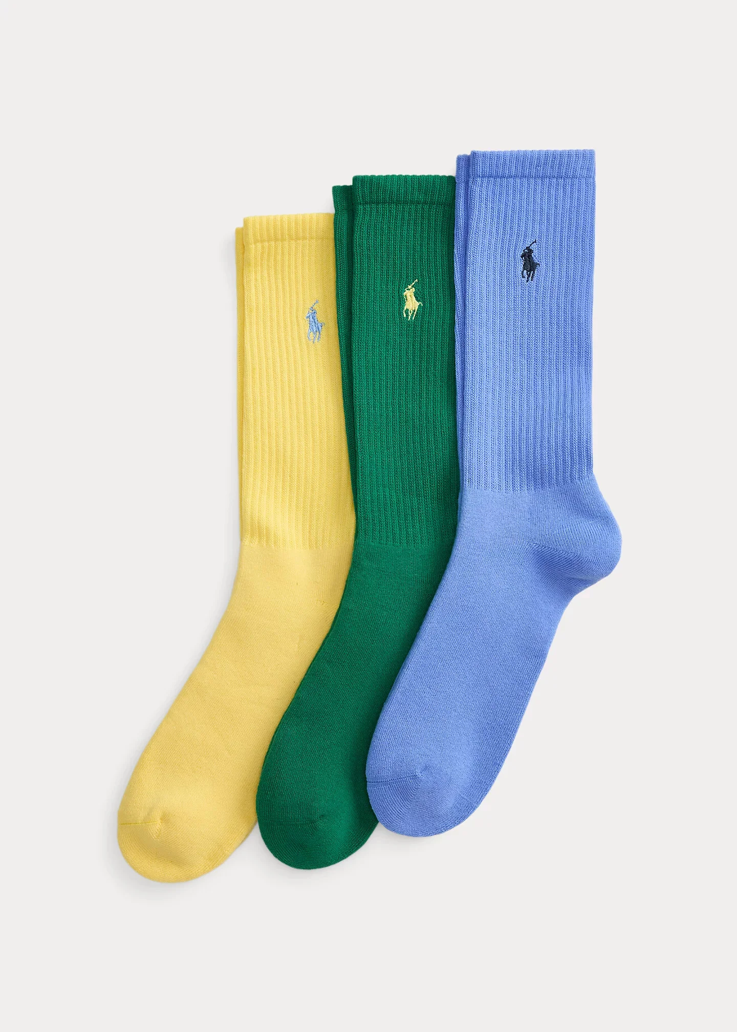Cotton-Blend Crew Sock 3-Pack - 1
