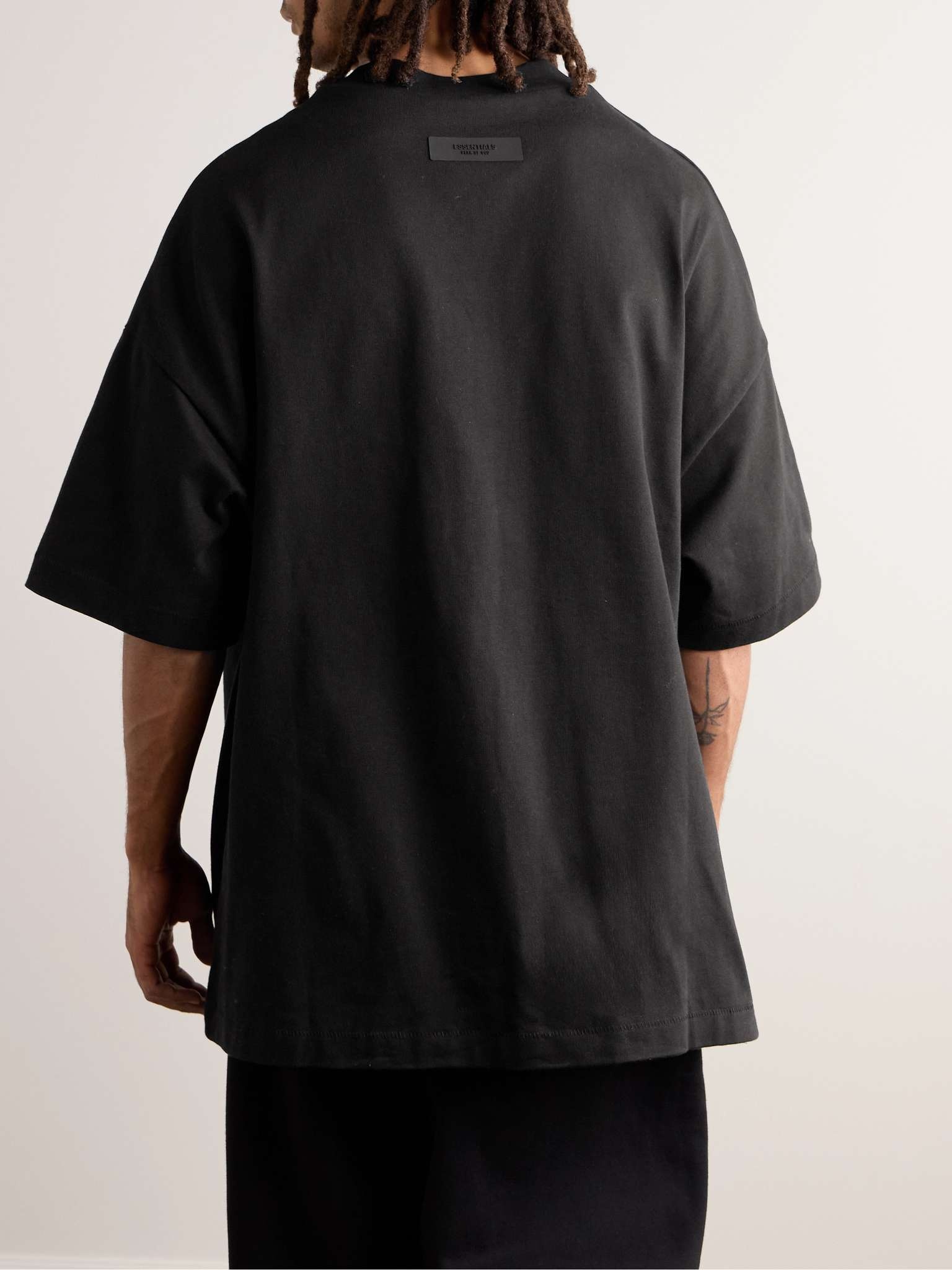 Oversized Logo-Appliquéd Cotton-Jersey T-Shirt - 3