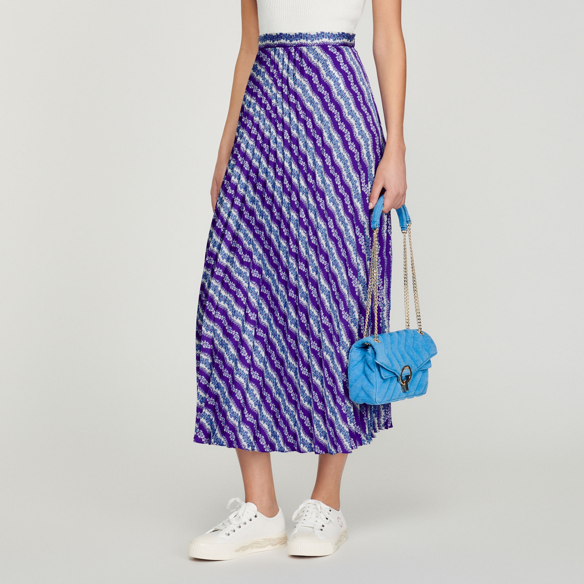 Long printed skirt - 5