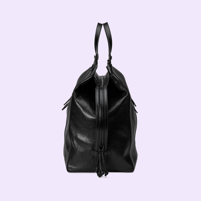 Large tote bag with tonal Double G 6