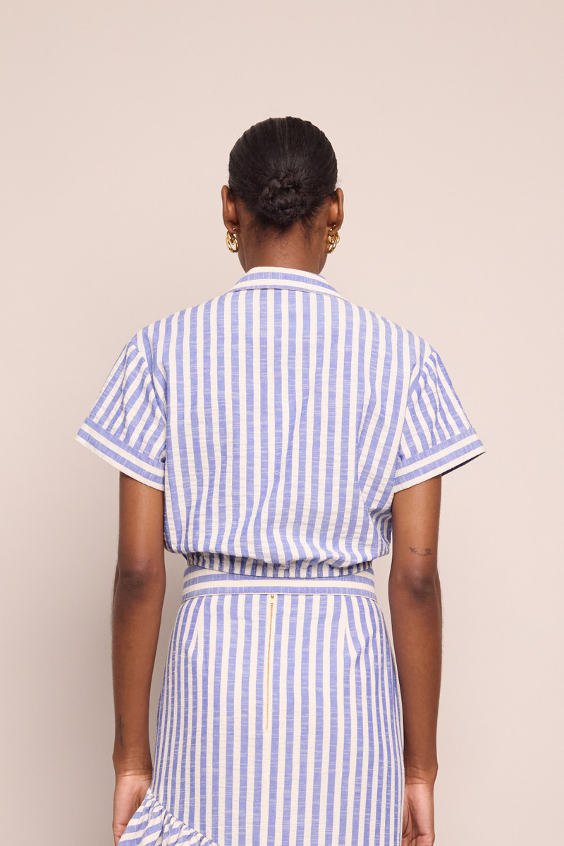 Asbury Top A Classic Silhouette Adorned With A Stripe Pattern 3
