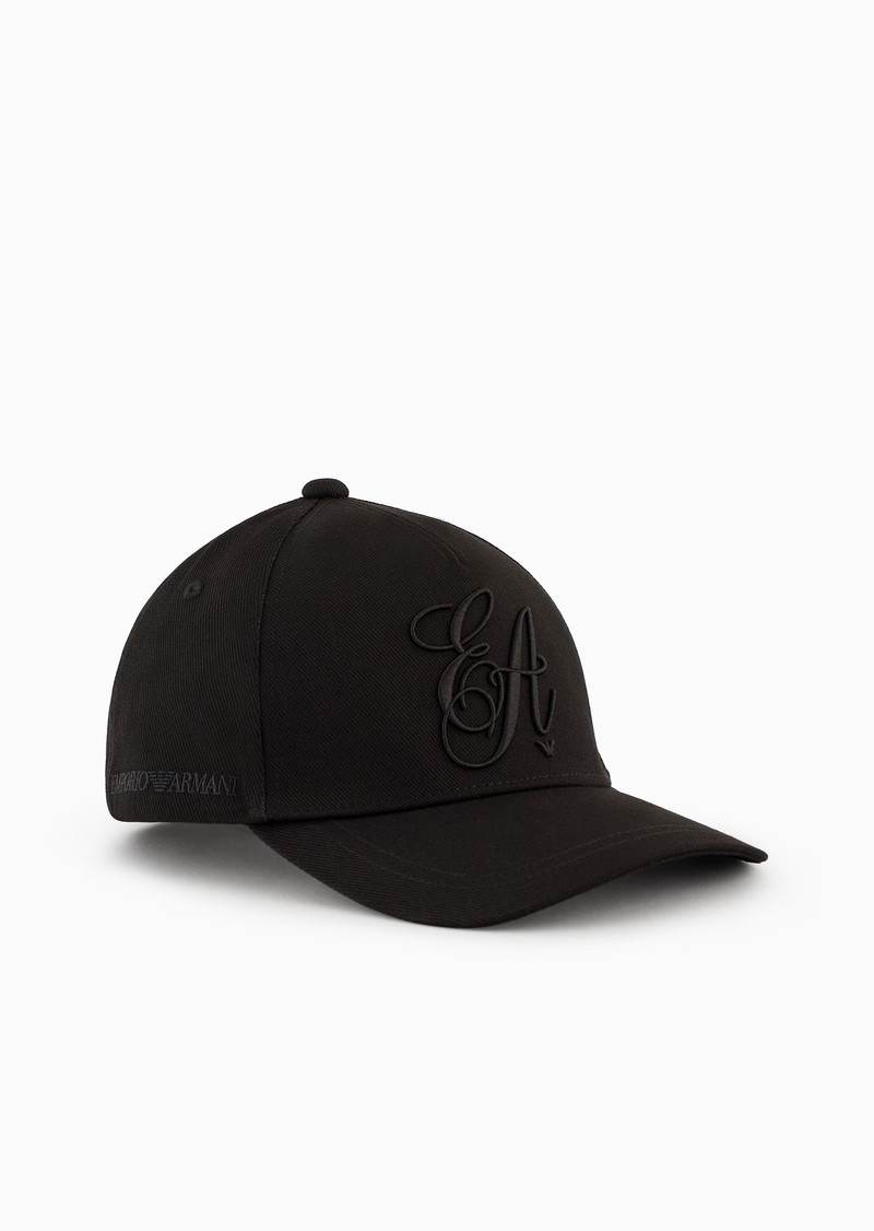 Twill baseball cap with signature EA logo embroidery 1