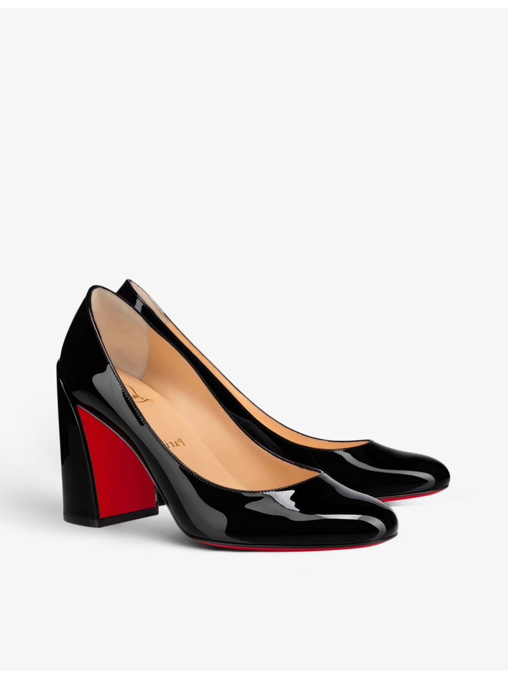 Miss Sab 85 patent-leather courts - 4