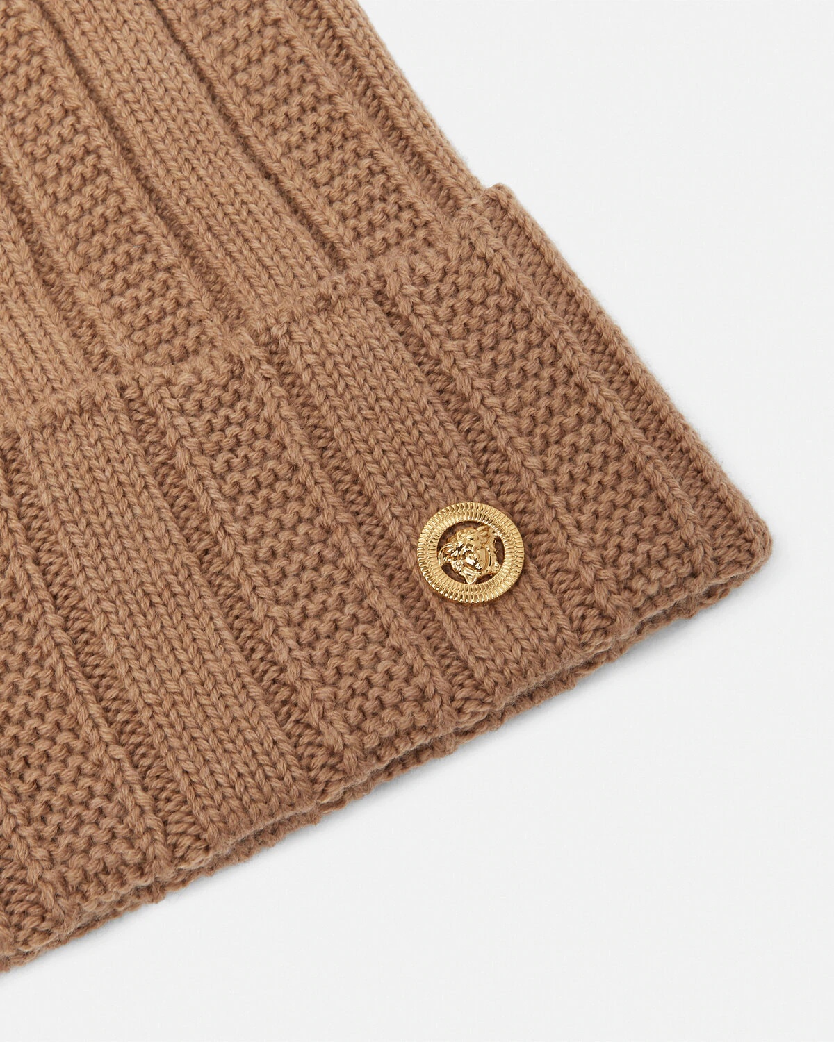 Medusa Ribbed Knit Beanie - 2