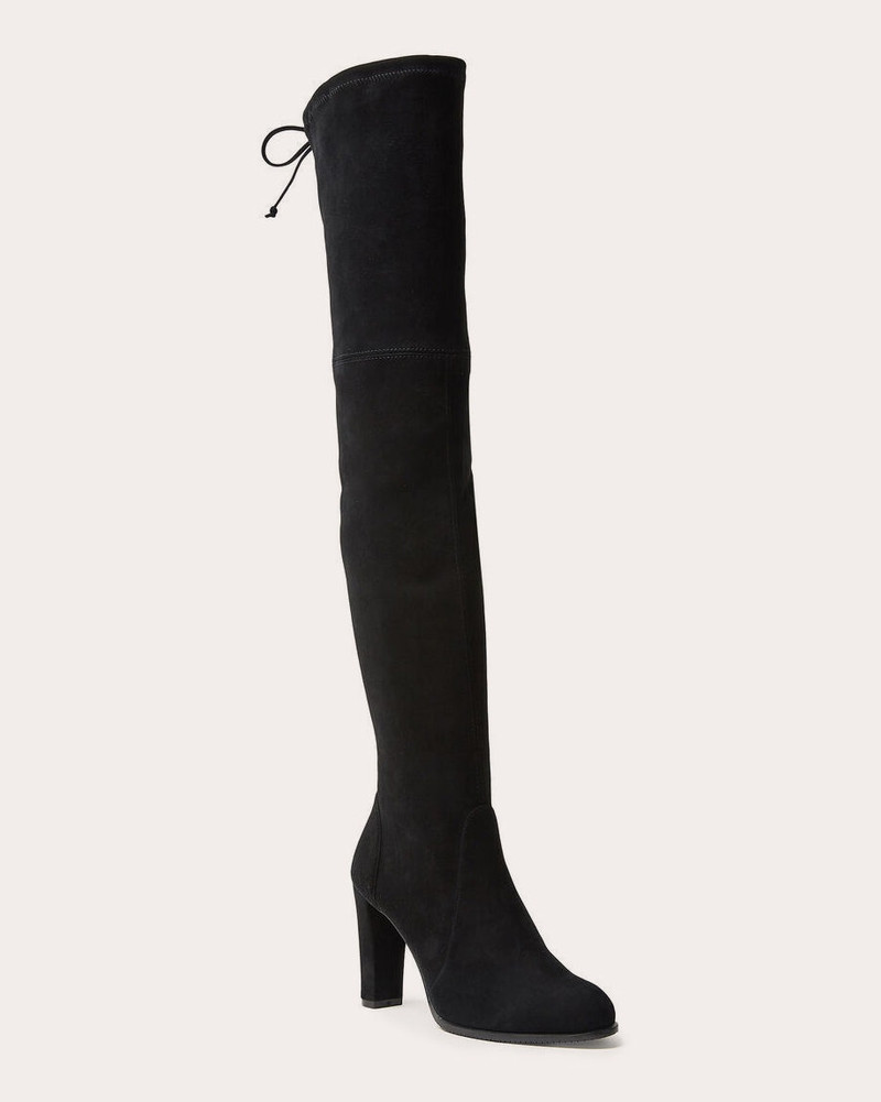 Stuart Weitzman Highland Stretch-Leather Over-the-Knee Boot outlook