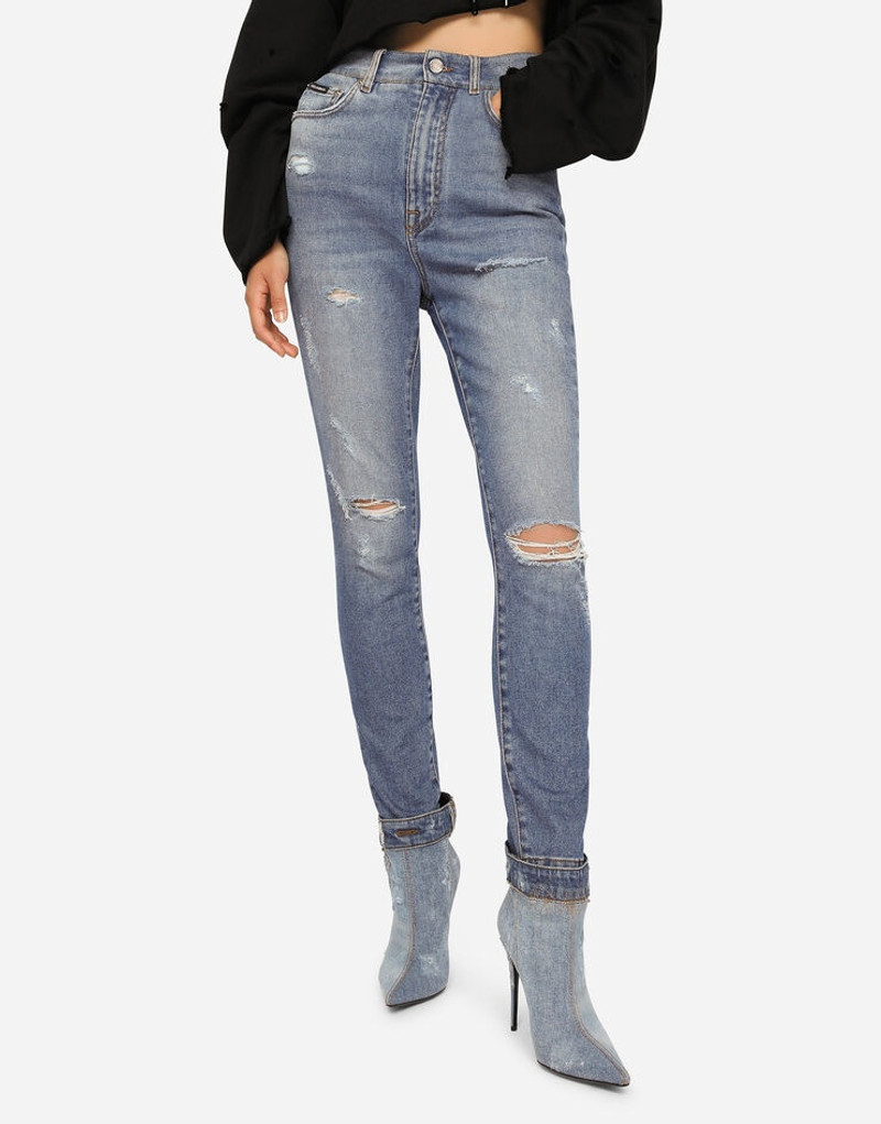 Grace jeans with ripped details 4