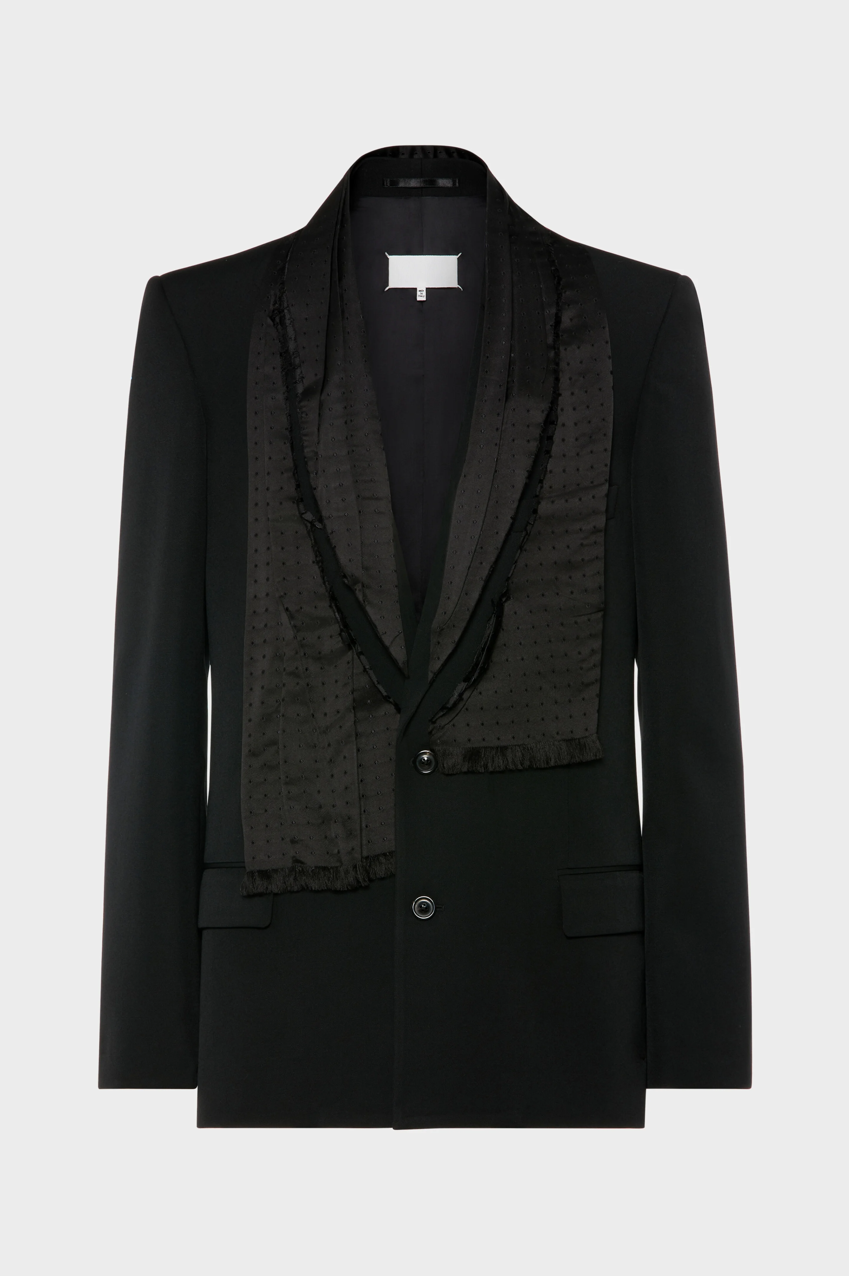Wool Scarf Jacket - 1
