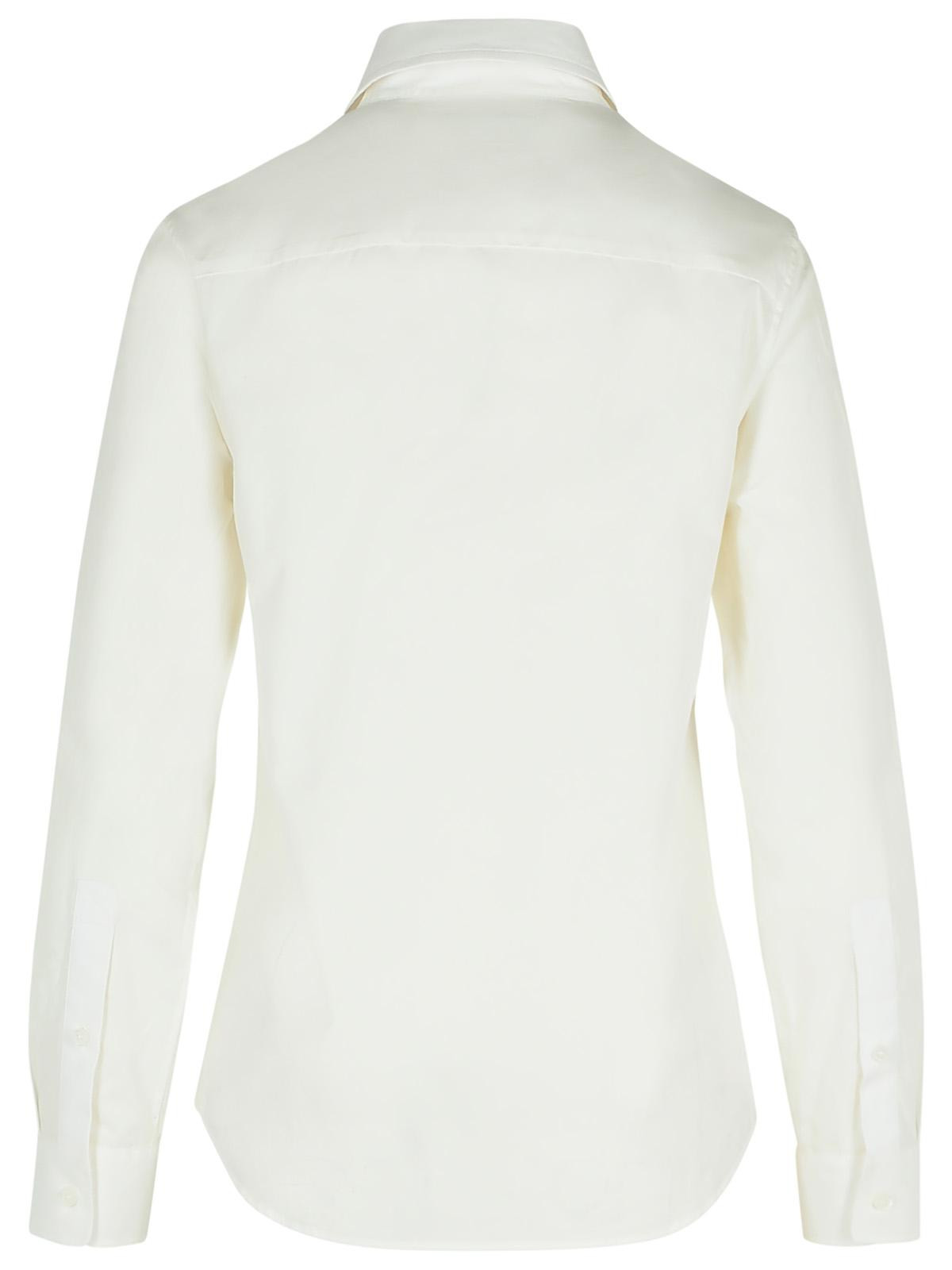 Burberry 'String' White Cotton Shirt Women - 3