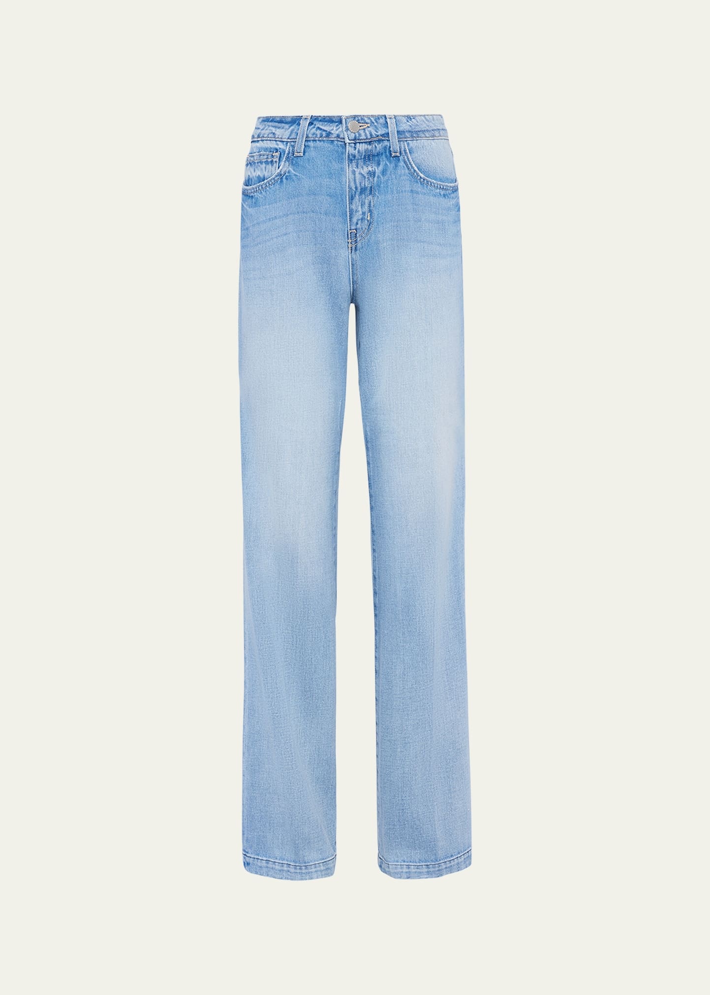 Clayton High-Rise Wide-Leg Jeans - 1