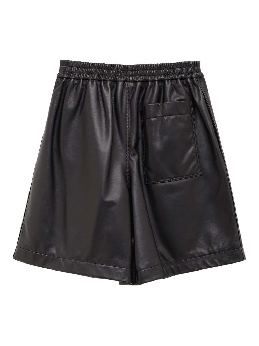 leather shorts - 2