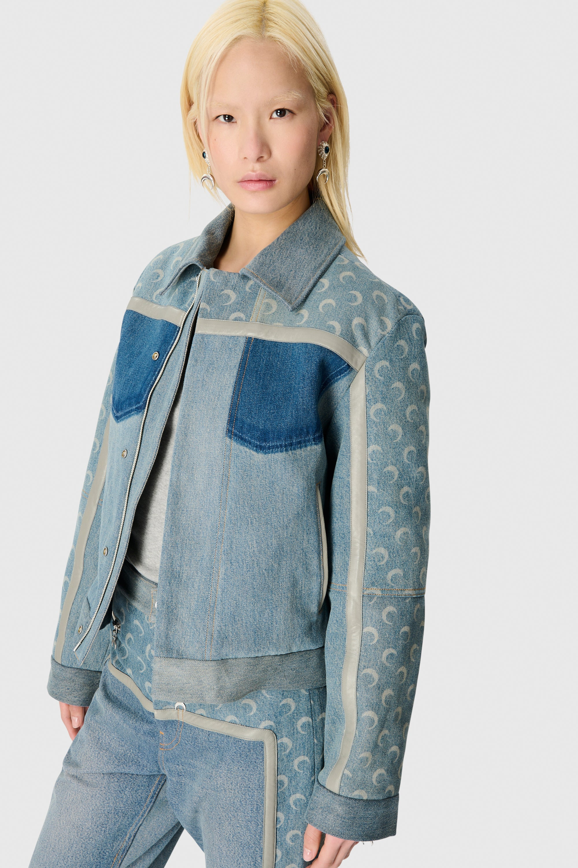 Regenerated Denim Boxy Jacket - 8