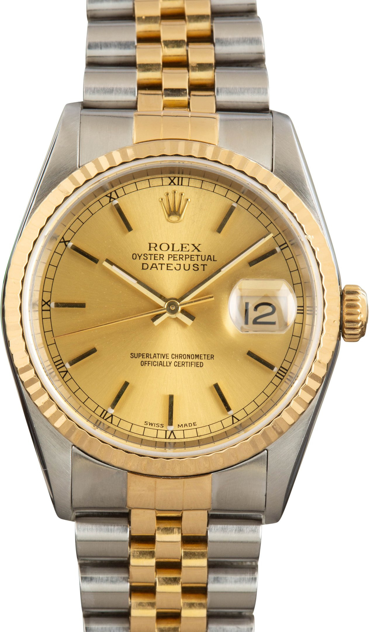 Rolex Datejust 36 Ref 16233 Steel & Gold - 1