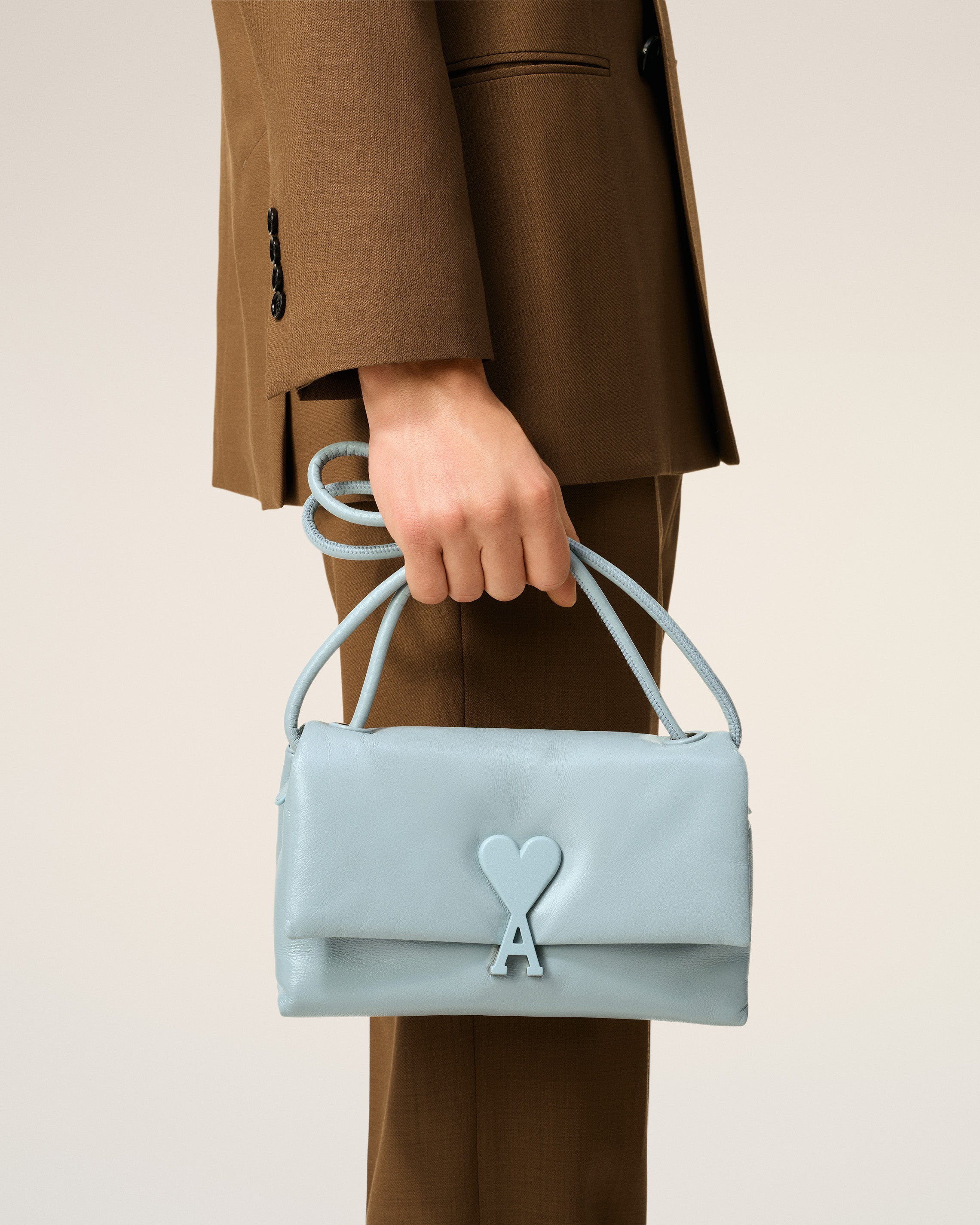 BLUE SMOOTH LEATHER VOULEZ VOUS BAG - 2