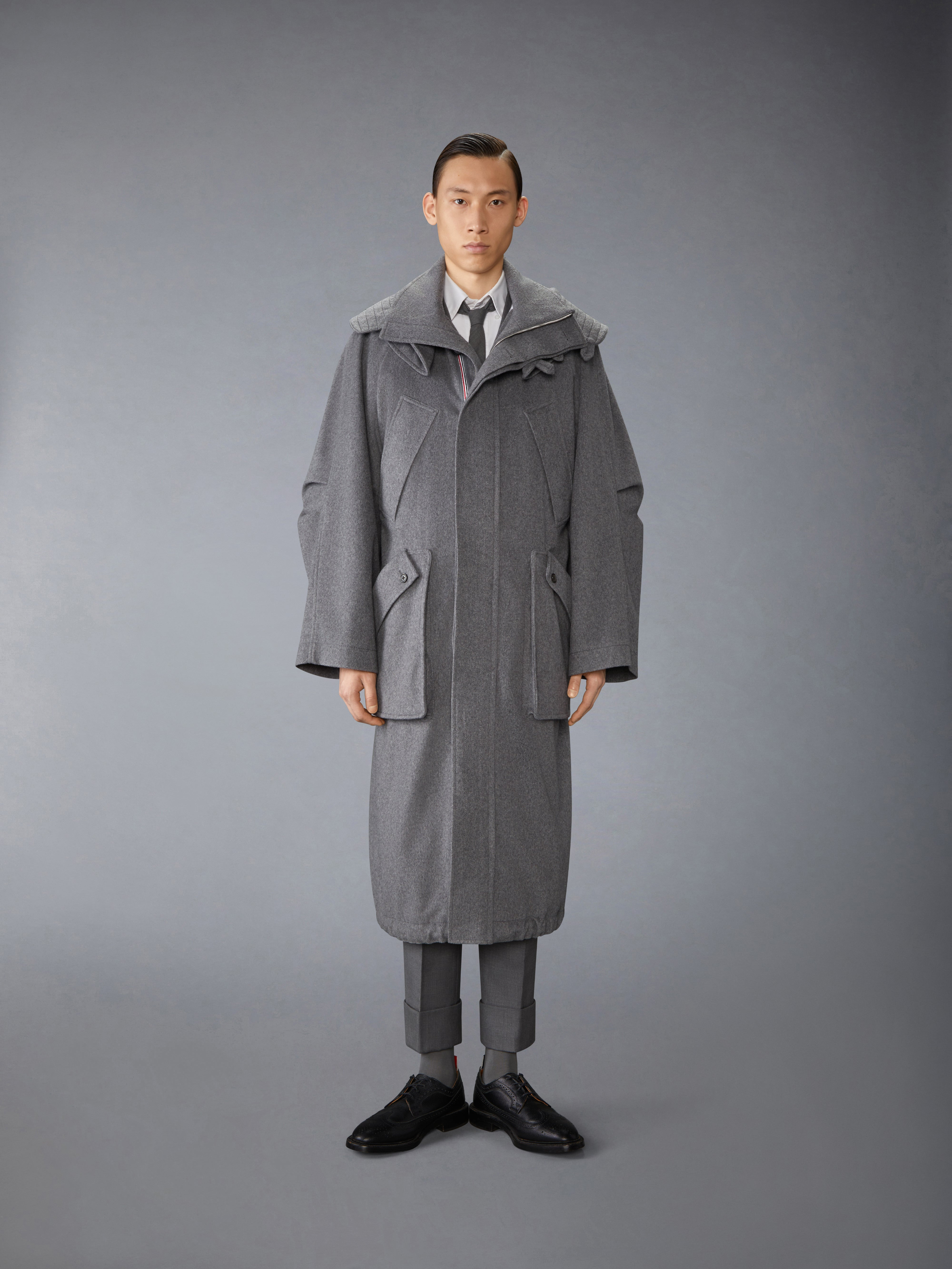 CASHMERE WATERPROOF HOODED PARKA - 2