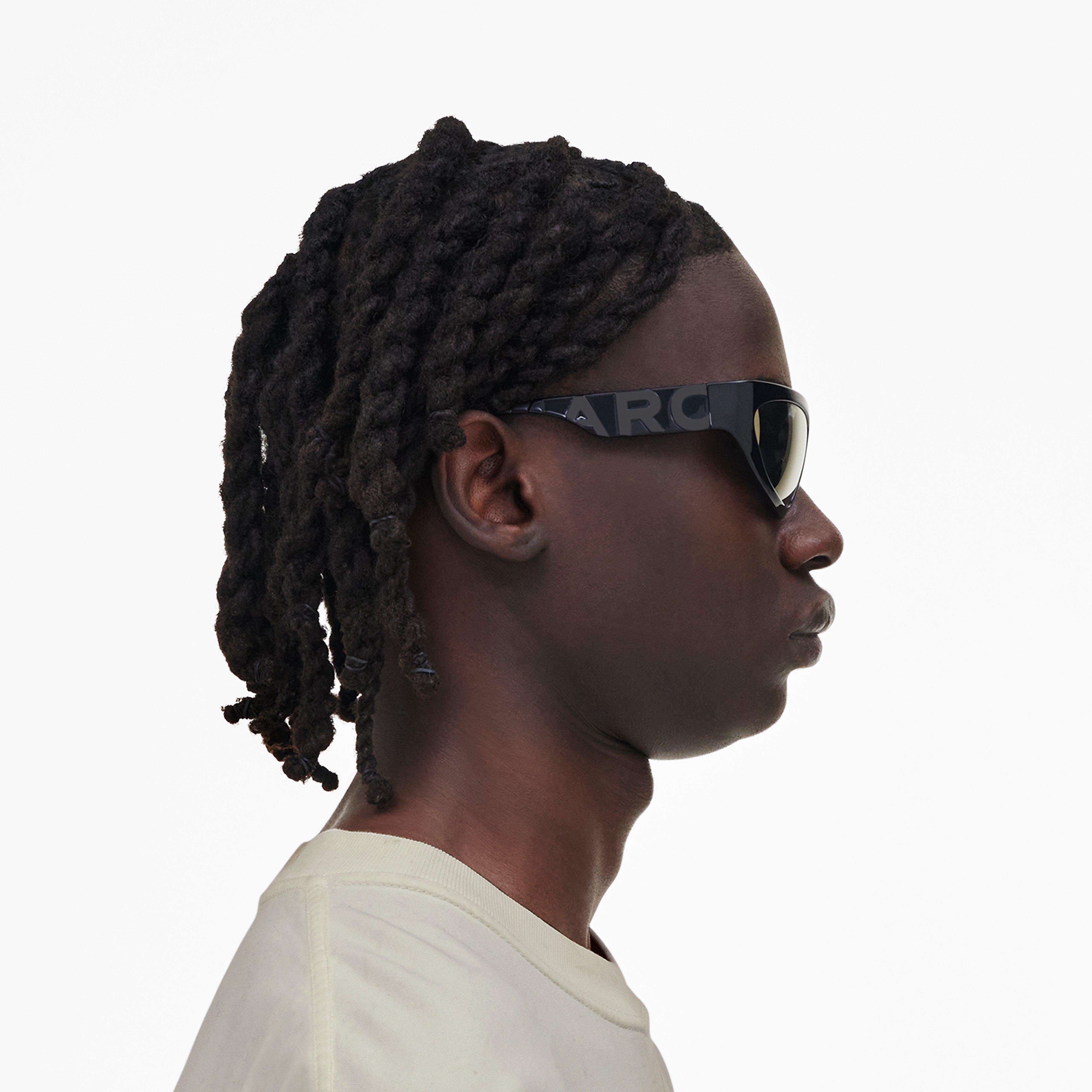 THE BOLD LOGO WRAPPED MIRRORED SUNGLASSES - 7