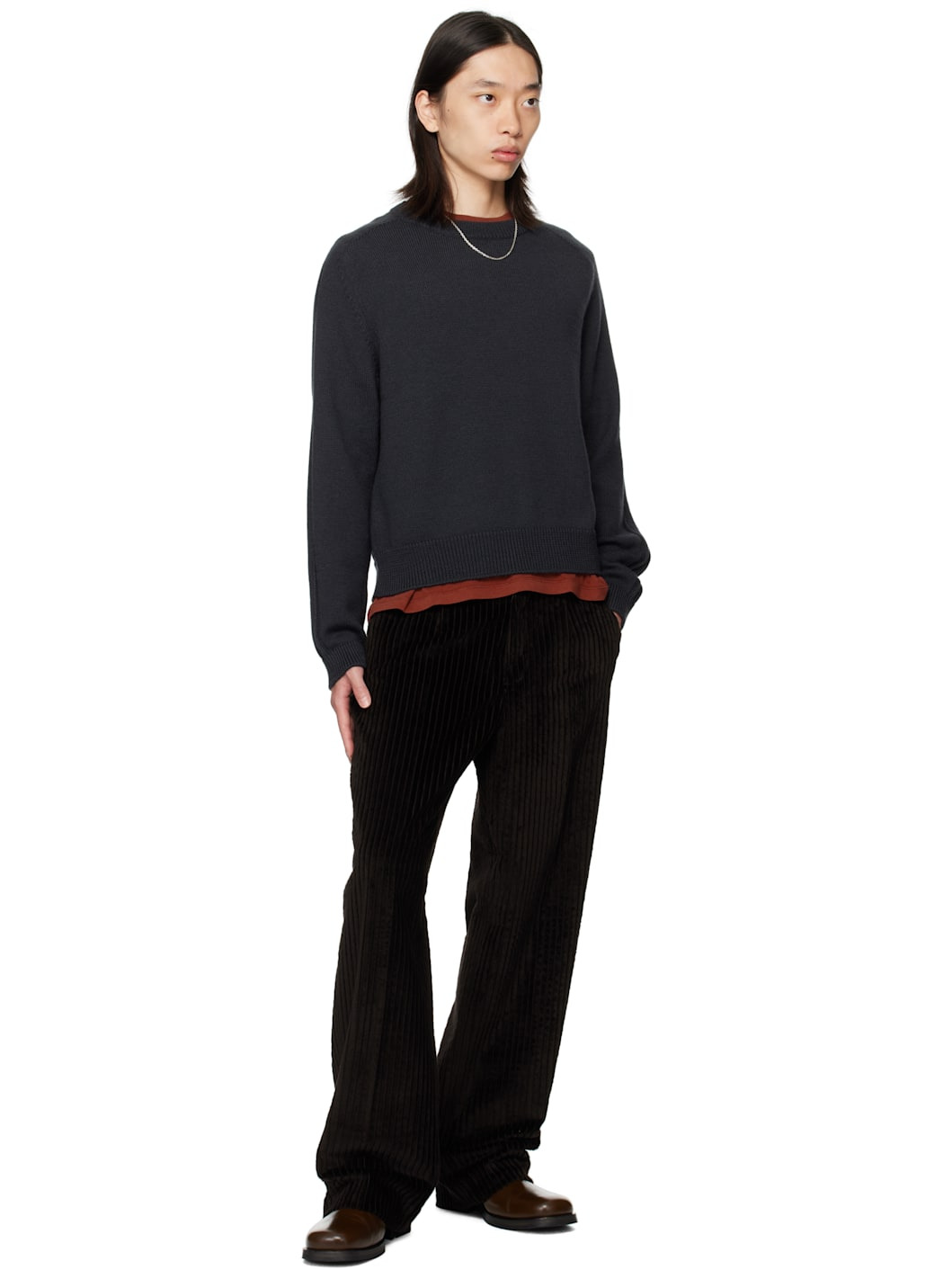 Black True Roundneck Sweater - 4