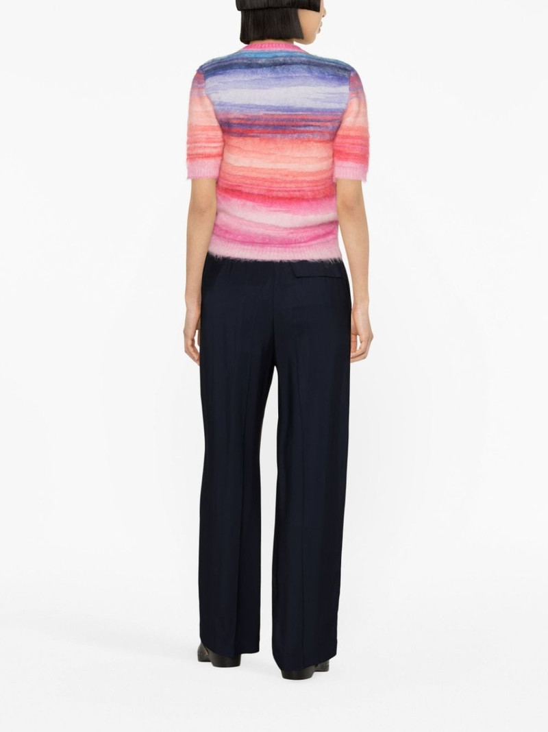 brushed-effect wool-blend top 4