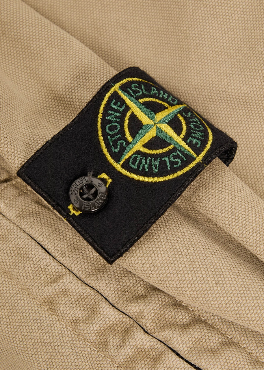 Stone Island Hooded Canvas Work Jacket - 5