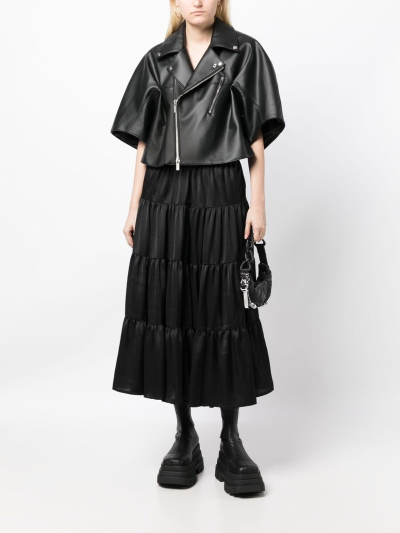 Noir Kei Ninomiya zipped short-sleeve jacket outlook