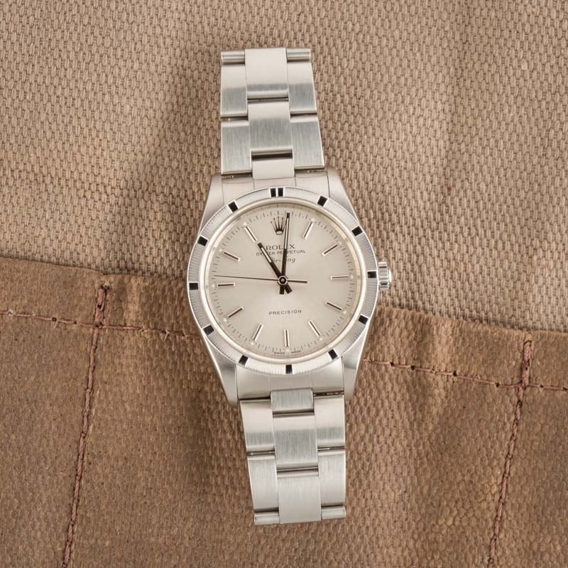 Rolex Air-King 14010 Silver Dial - 6