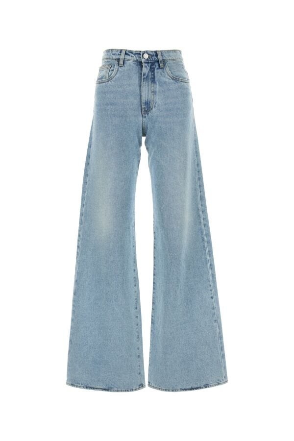 Denim wide-leg jeans - 1