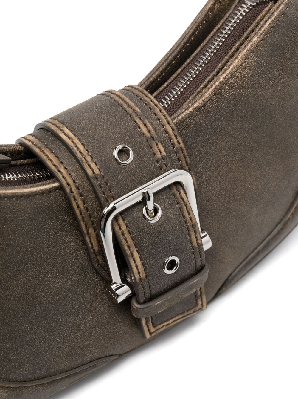medium Hobo Brocle leather shoulder bag - 4