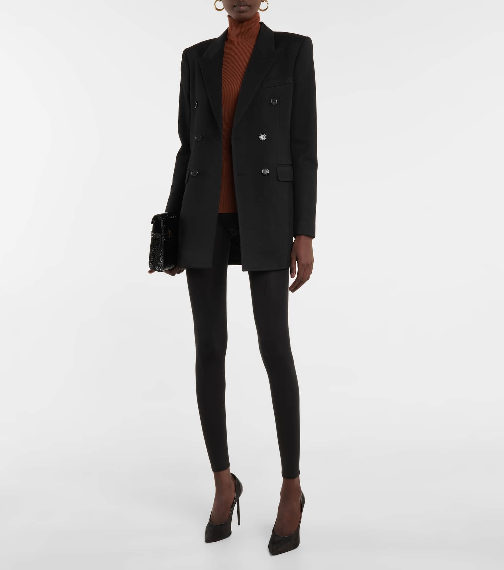 Cashmere-blend leggings - 2