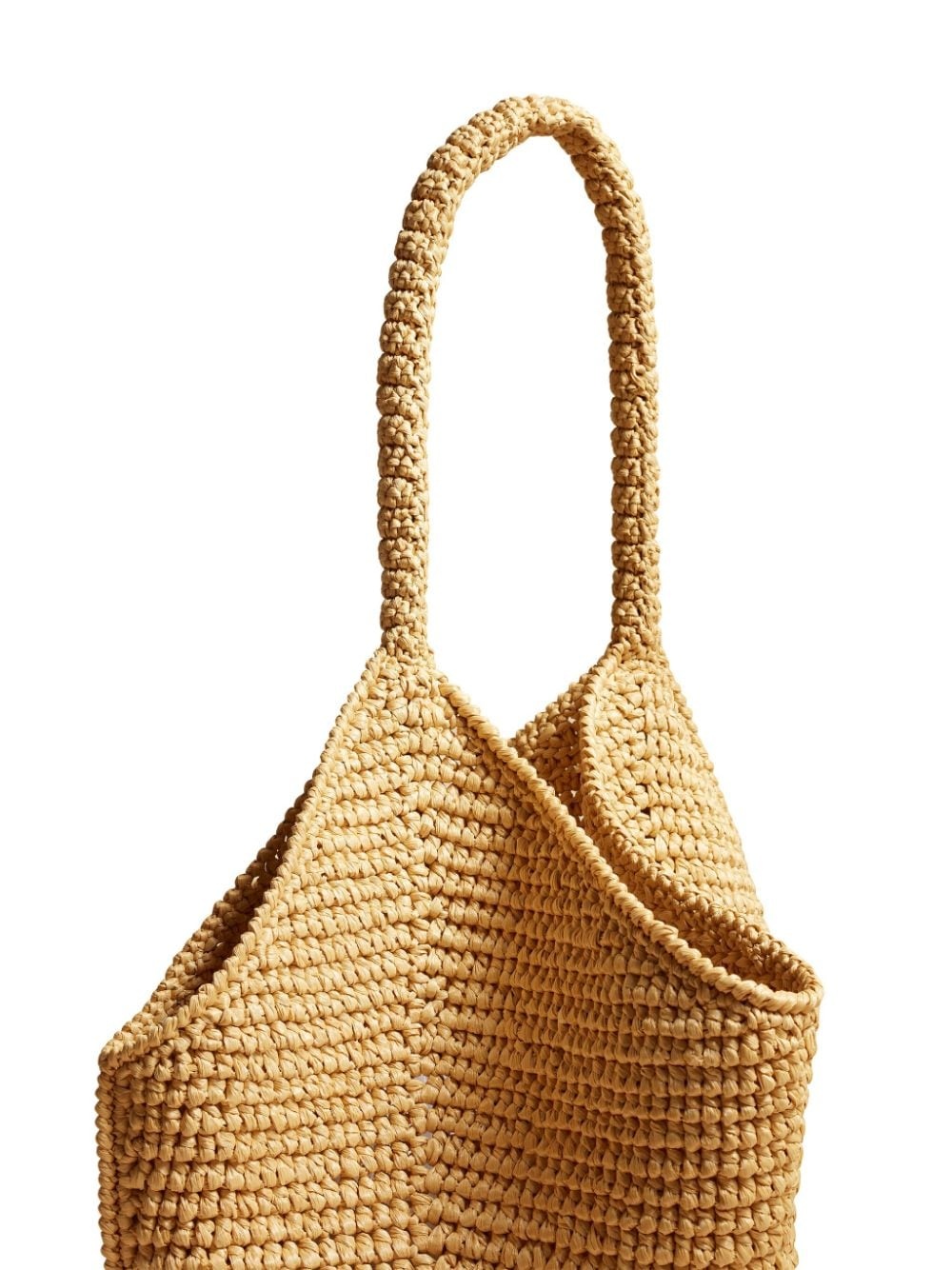 medium Lotus raffia tote bag - 5