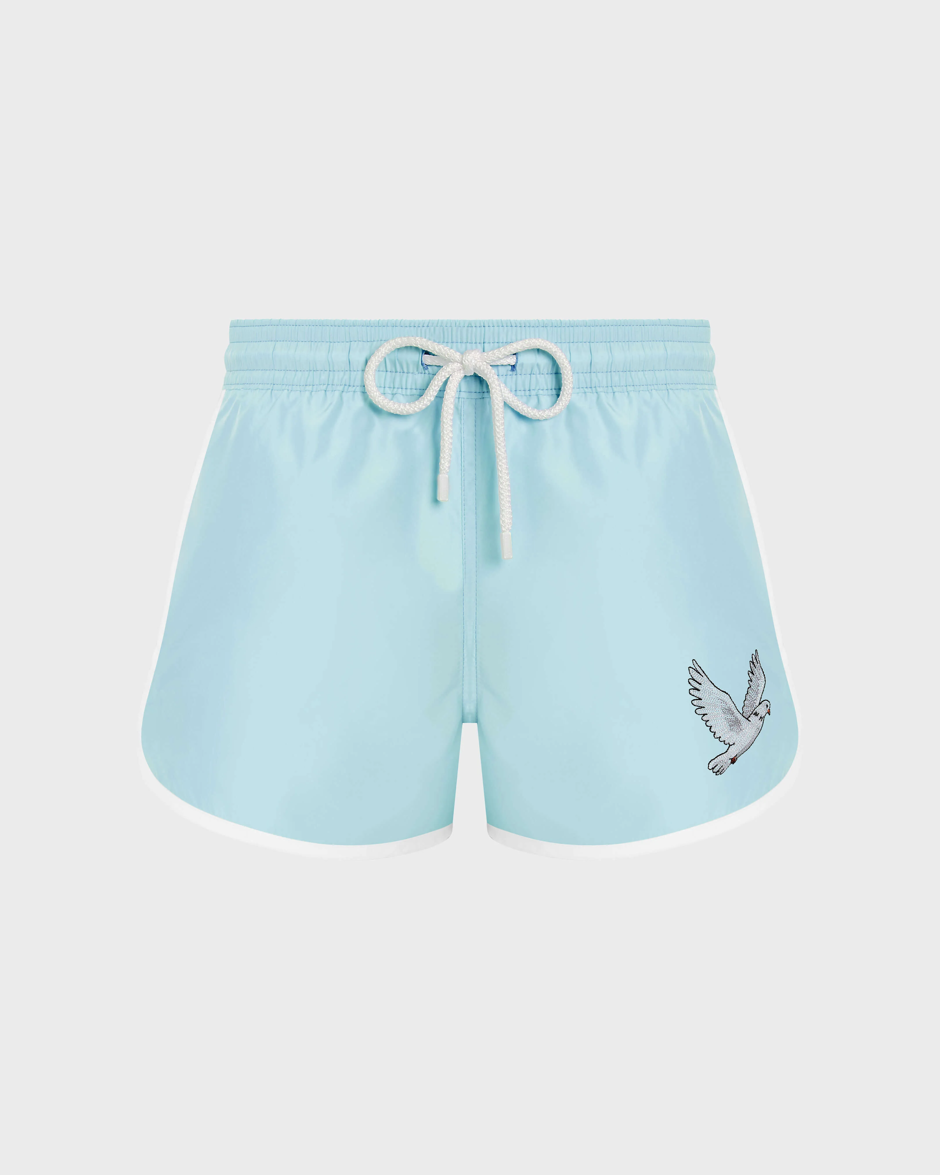 MEN SWIM TRUNKS DOVE PLACED EMBROIDERY - VILEBREQUIN X 3.PARADIS - 1