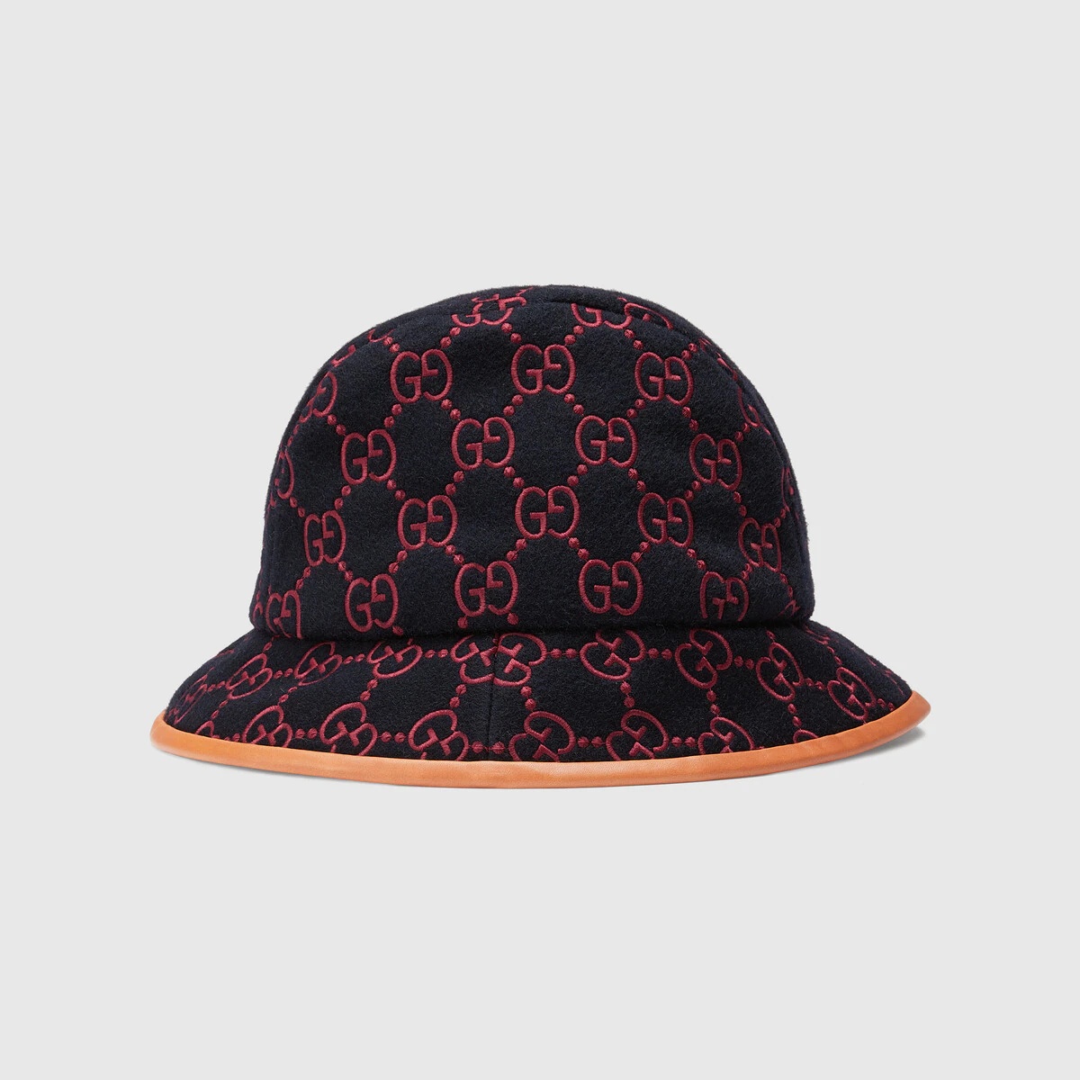 GG embroidered wool bucket hat - 2