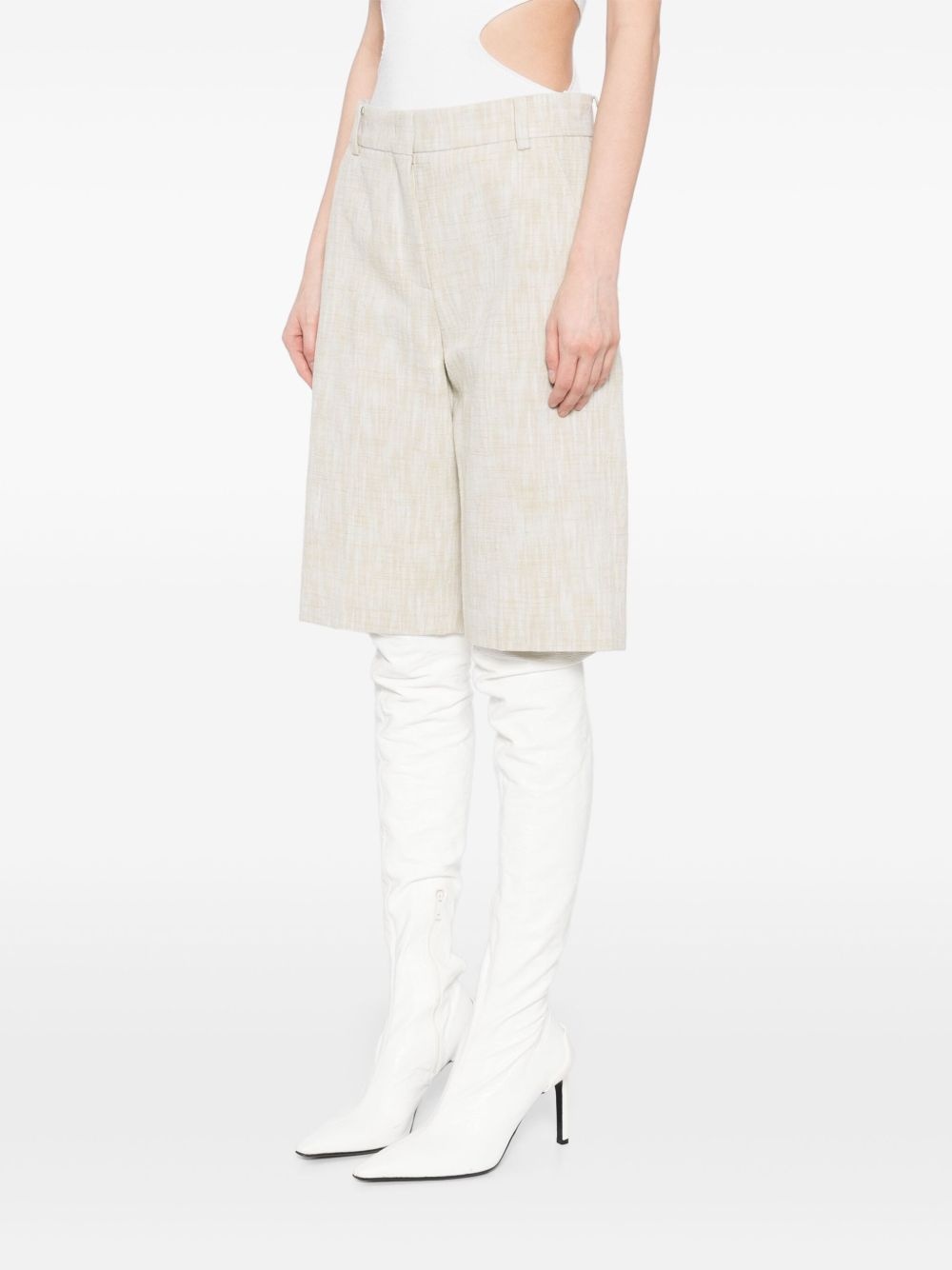slim-fit Bermuda shorts - 3