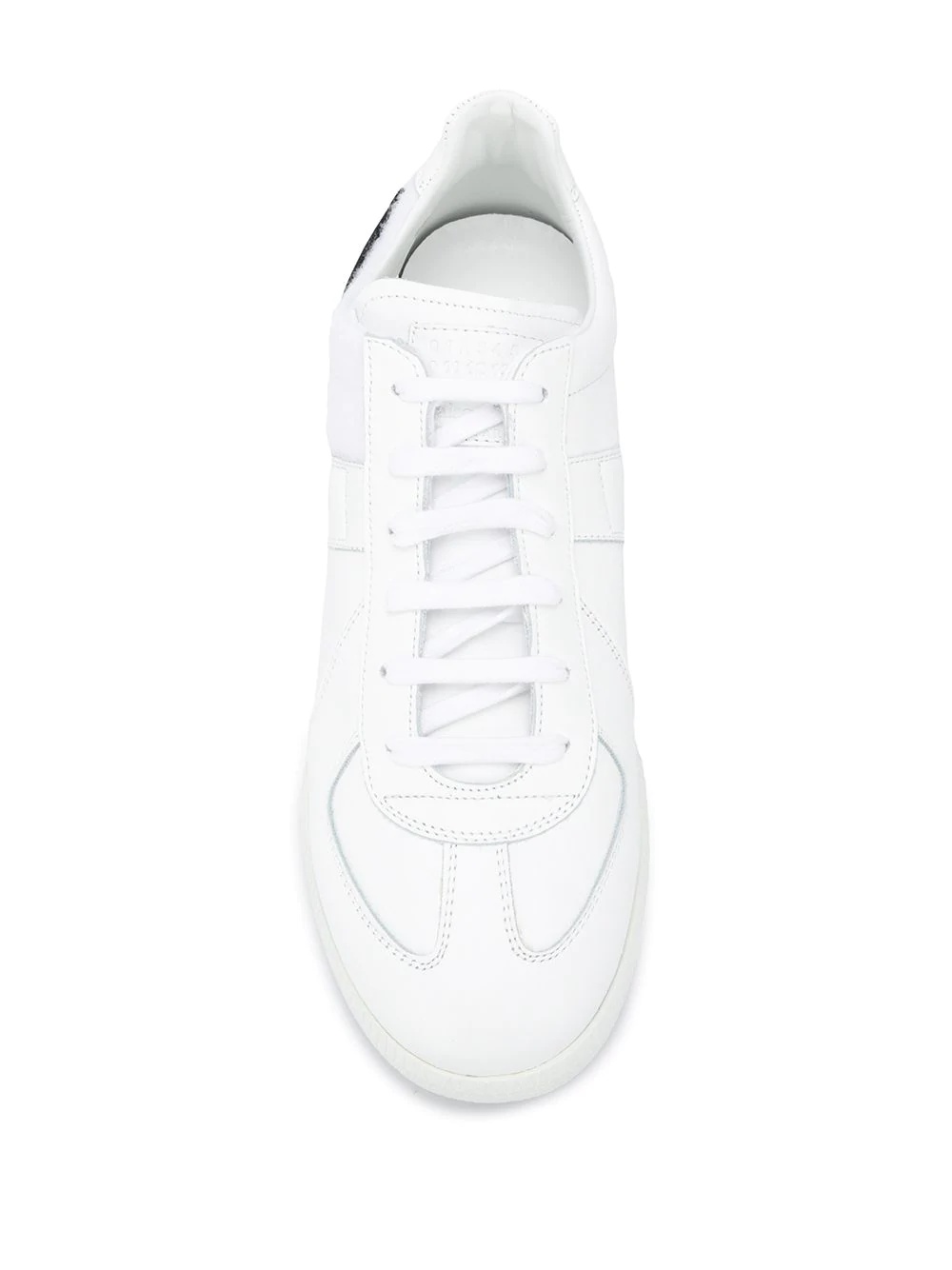 removable-barcode low-top sneakers - 4