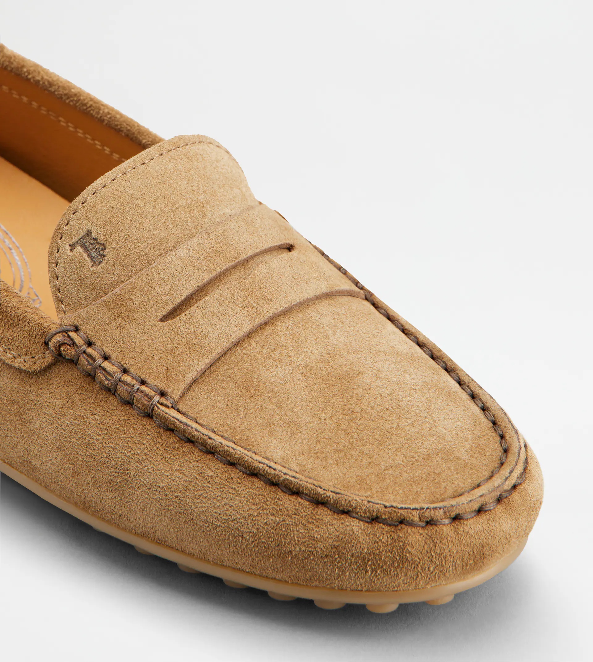 CITY GOMMINO DRIVING SHOES IN SUEDE - BROWN - 6
