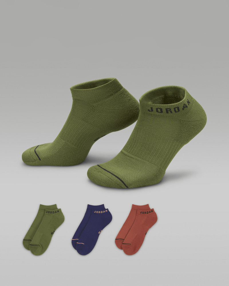 Jordan Everyday No-Show Socks (3 Pairs) 1