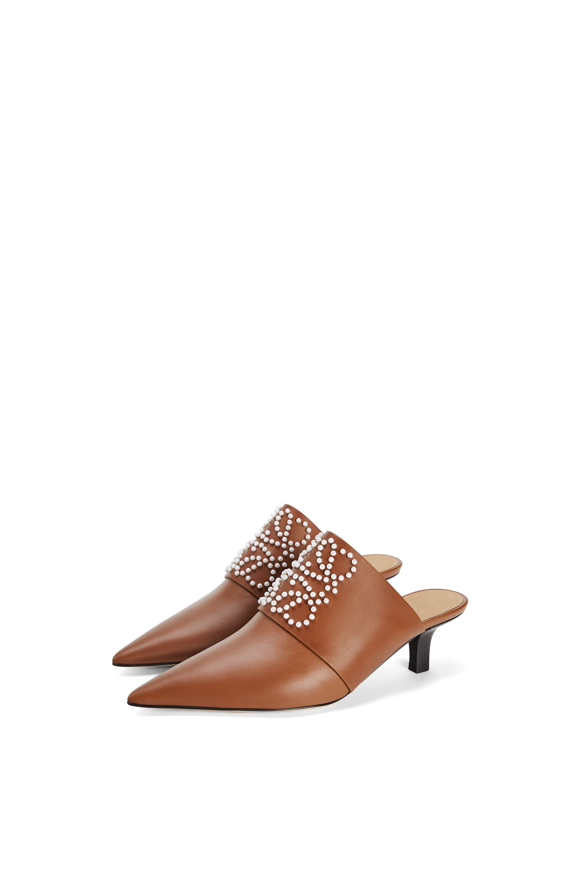 Pointy heel mule in calfskin - 2