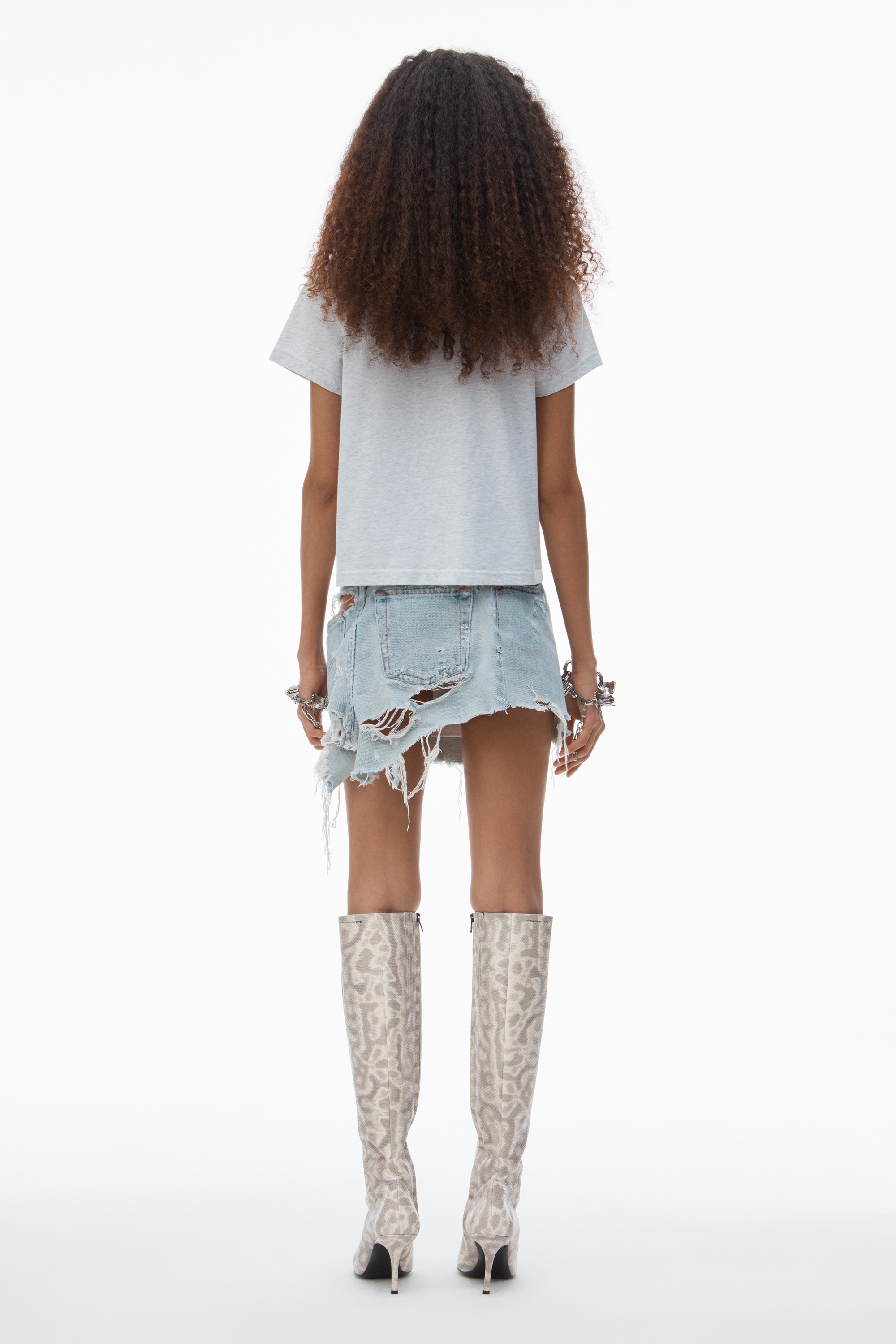 puff logo shrunken tee in cotton jersey - 4