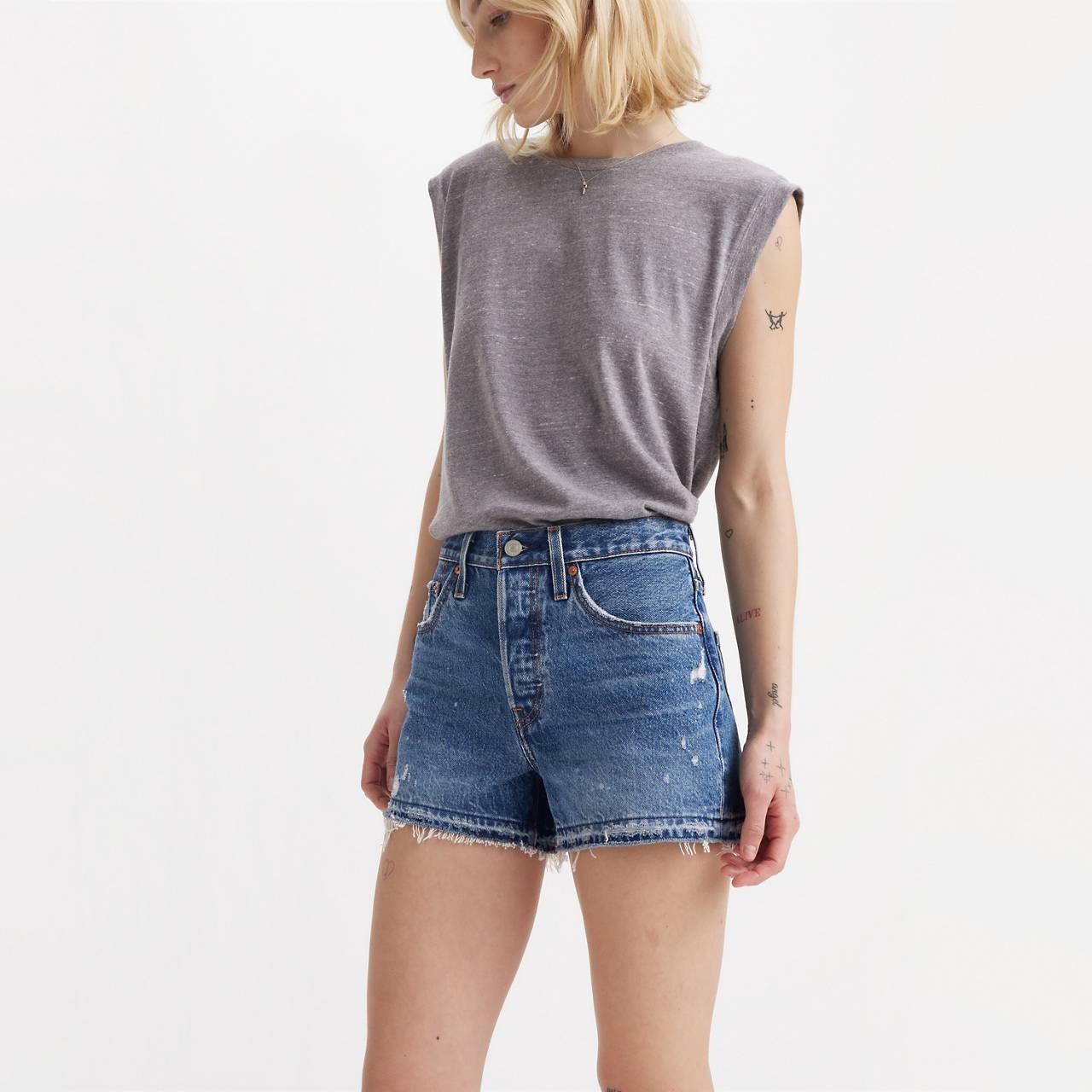 501® ORIGINAL FIT HIGH RISE WOMEN'S SHORTS - 4