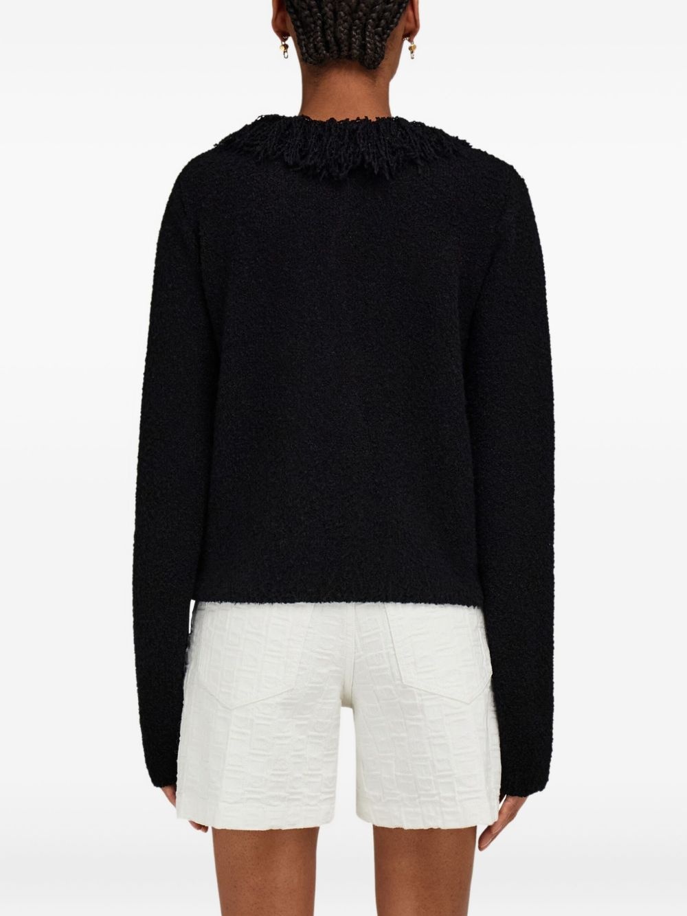 fringed cardigan - 4