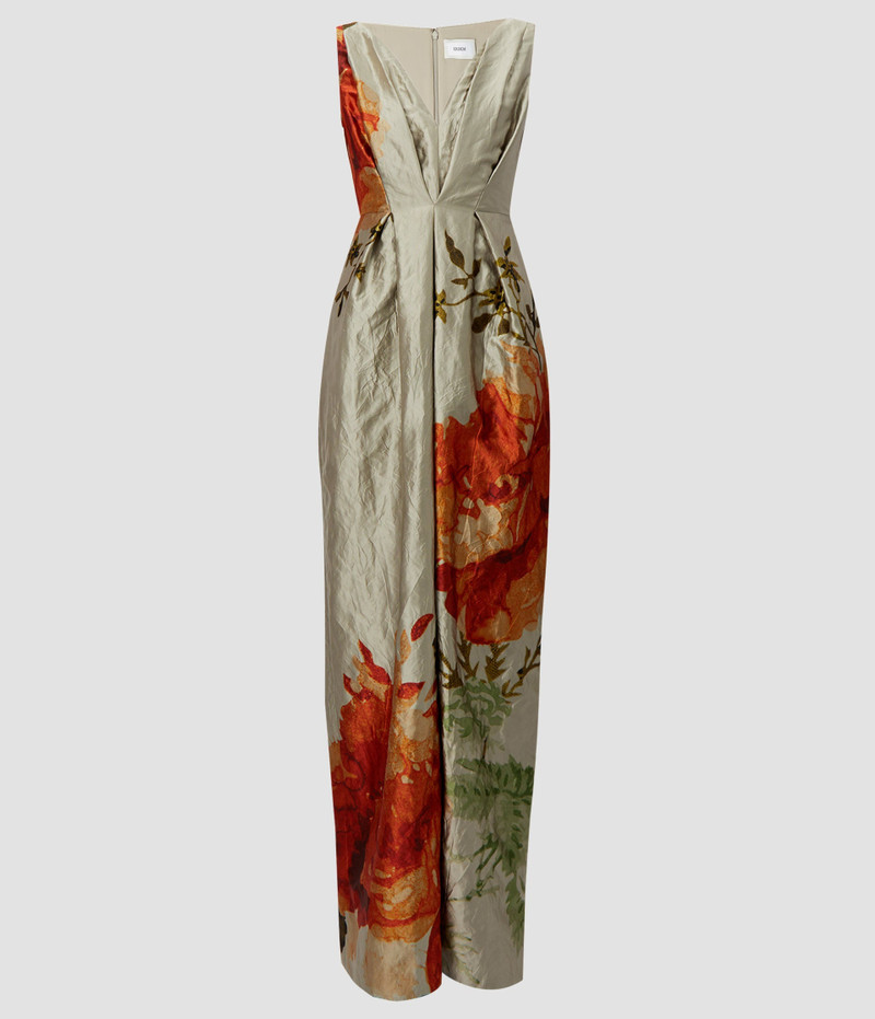 V NECK GOWN 1