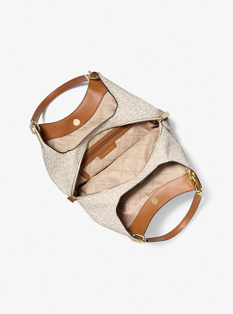 MICHAEL KORS Lillie Large Signature Logo Shoulder Bag outlook