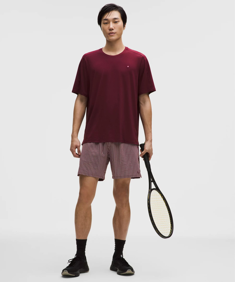 Mesh-Panelled Tennis Short 7" 1