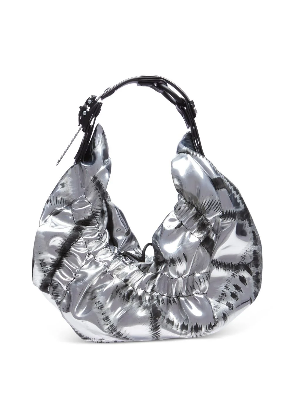 metallic shoulder bag - 1