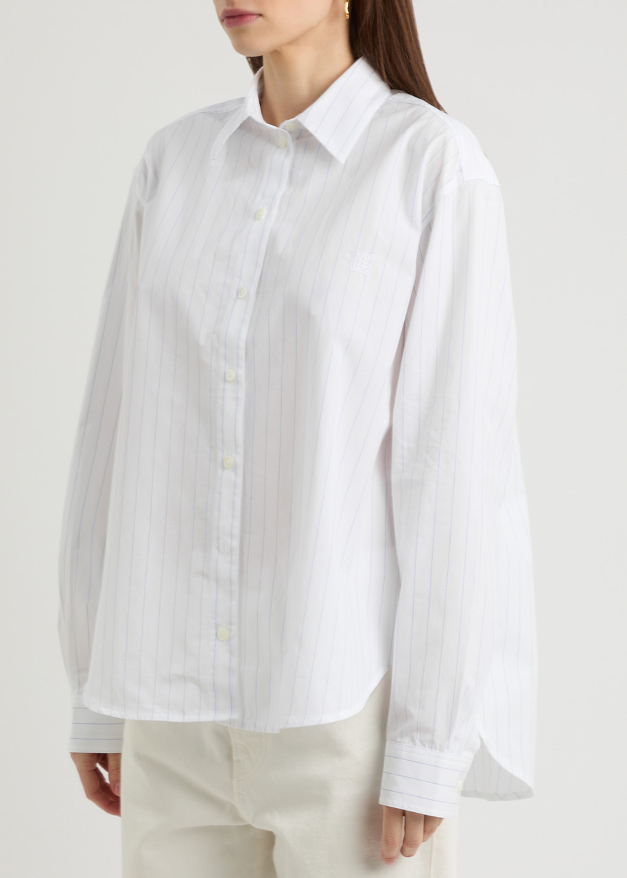 Toteme Striped Cotton-poplin Shirt - 2